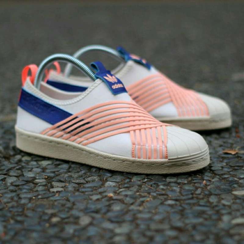 Jual adidas superstar slip on original top