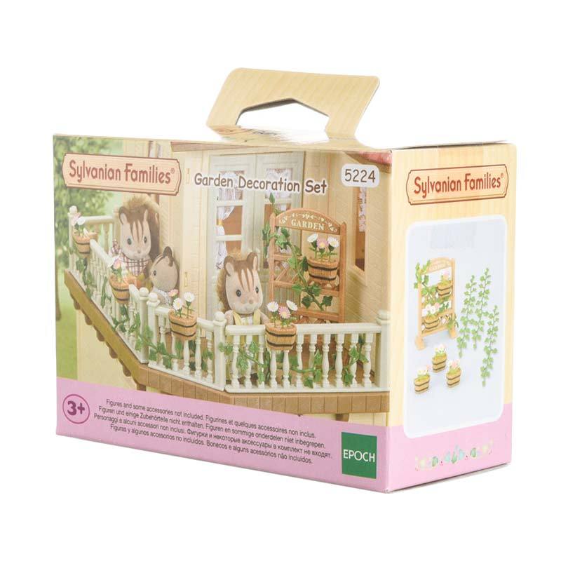 sylvanian families garden decoration set