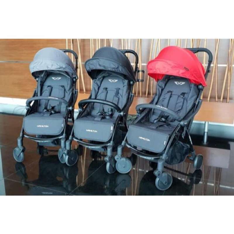 Jual Sweetmomshop Hamilton Ezze Basic Stroller Red di Seller