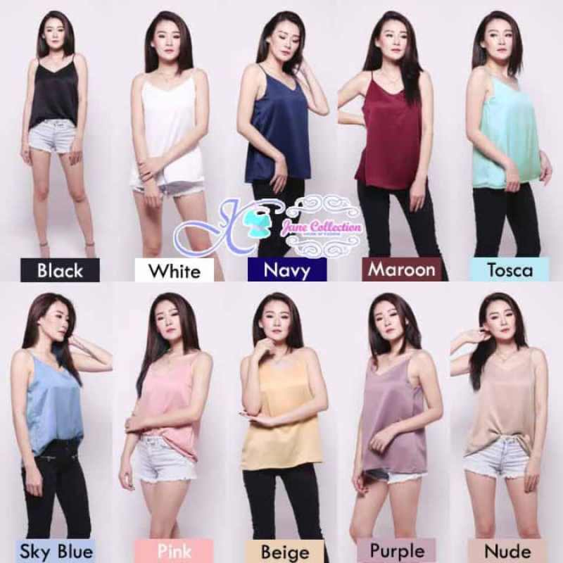 Jual JANE COLLECTION Tank Top Polos 