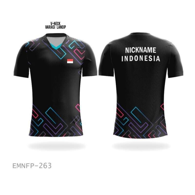 Jersey badminton custom top