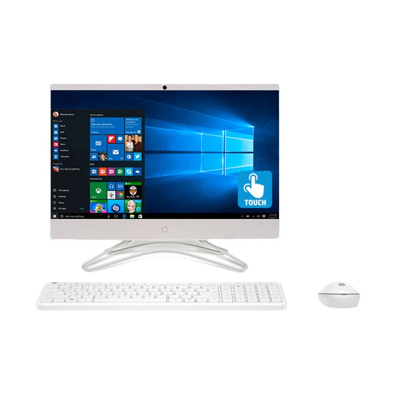 hp 24 f0053d all in one desktop pc putih core i5 8400 4gb 1tb vga 23 8 inch touch windows 10