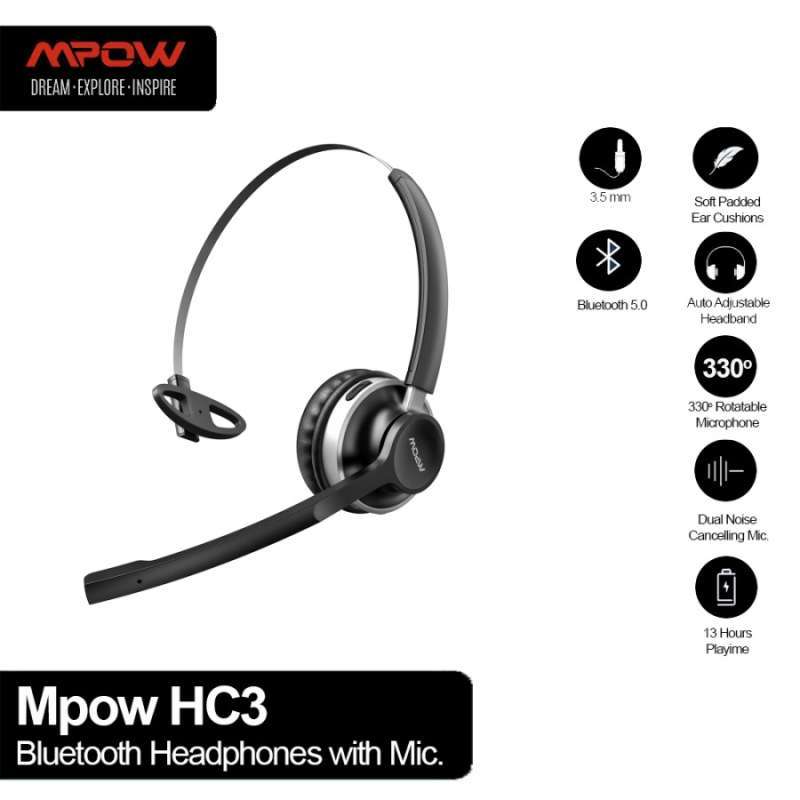 Promo Mpow HC3 Bluetooth Headset di 