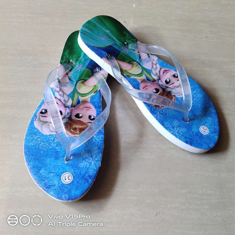 Jual Sendal Sandals Jepit Anak Perempuan Cewek Karakter Kartun