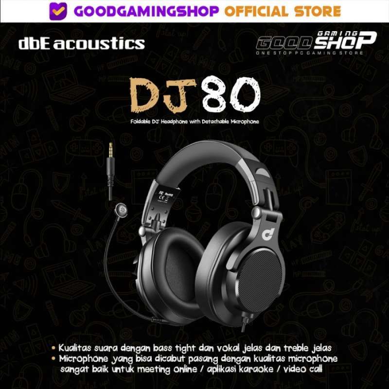 DBE ACOUSTICS DJ80 - GAMING HEADPHONE 