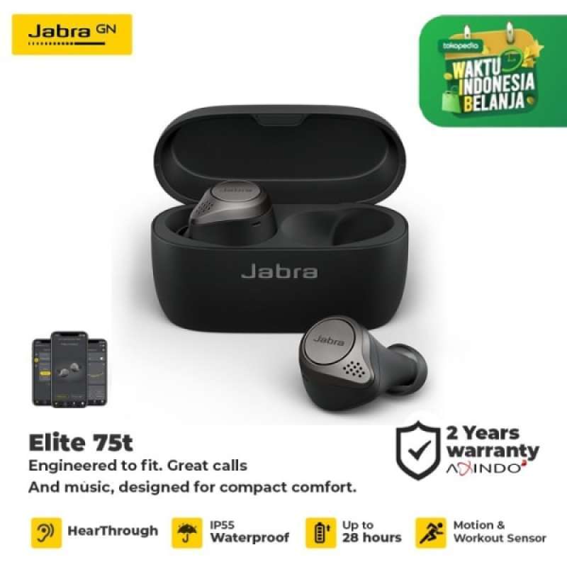 Jual Jual Earbuds Jabra Elite 75t True 