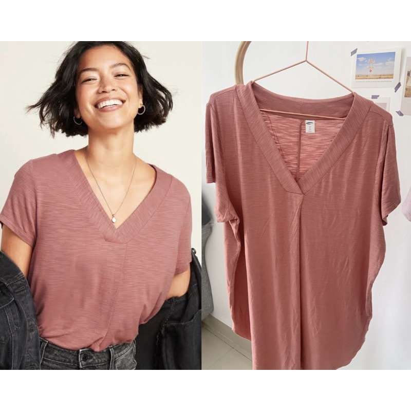 Jual FREE ONGKIR OLDNAVY LUXE VNECK 