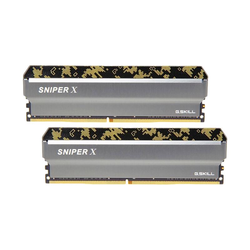 DDR4メモリ　G.skill　8GBx2 G．SKILL DDR4メモリ SNIPER X 16GB（8GBx2）｜F4