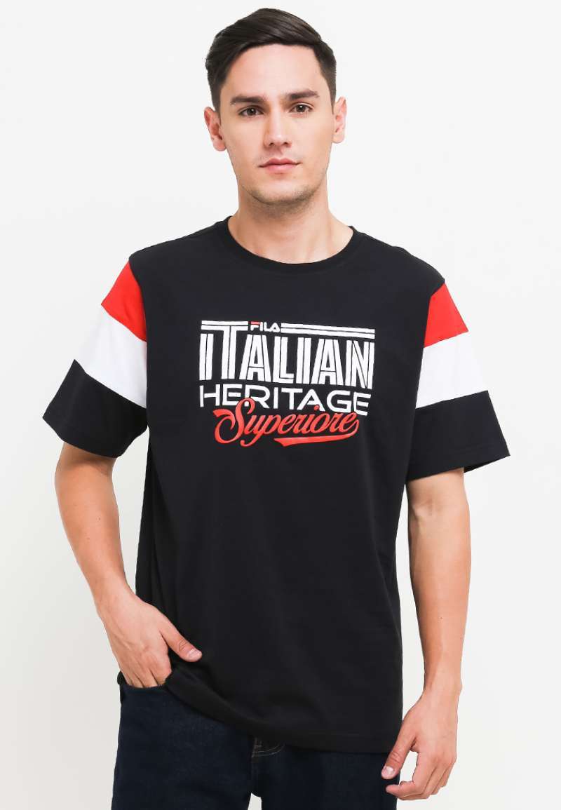 Jual Fila Dellone T-Shirt - Black di 