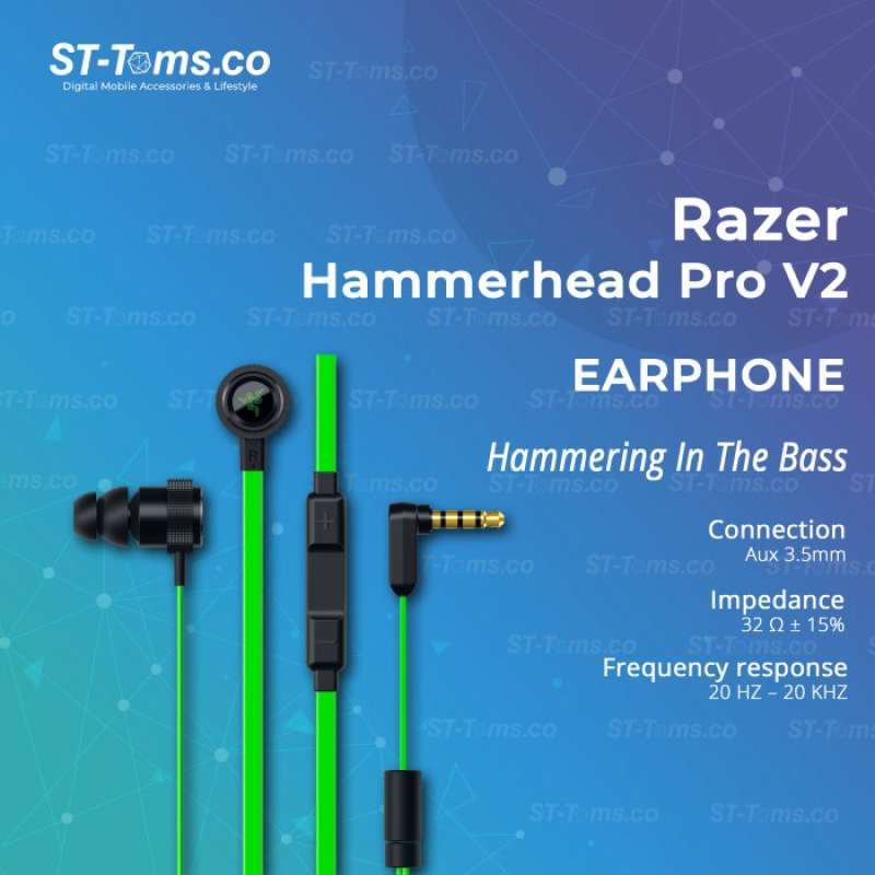 Jual Razer Hammerhead Pro V2 Earphone 