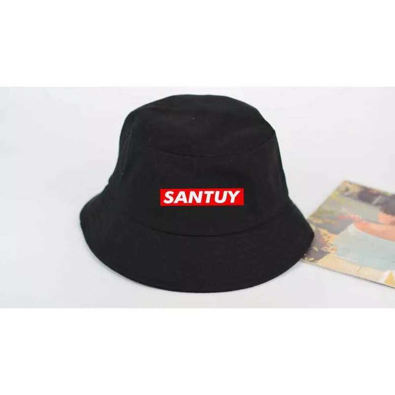 Jual TOPI BUCKET HAT UNISEX SANTUY di 
