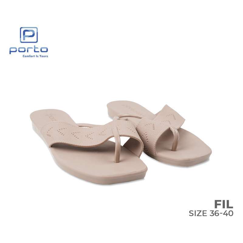 Jual Porto Sandal Jepit Wanita Flip Flop Nyaman Empuk Lucu Porto