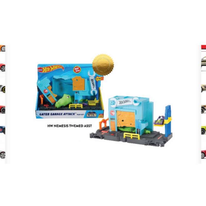 Hot wheels city gator garage attack playset top