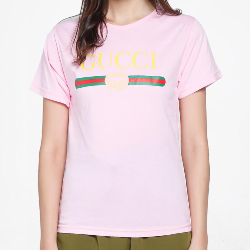 pink gucci tee