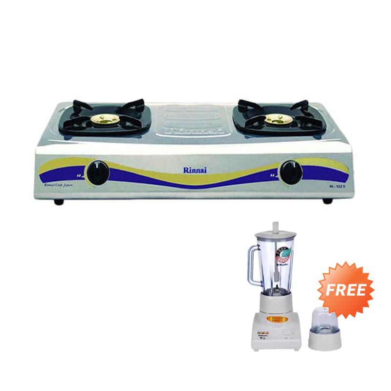 Jual Rinnai Ri 522e Stainless Kompor Gas 2 Tungku Free Miyako Bl