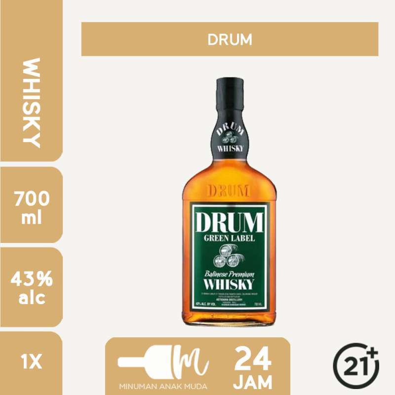 Jual Drum Whisky Green Label 700ml di Seller Minuman Anak ...