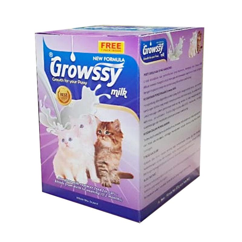 Promo Growssy Susu Anak Kucing dan Indukan [10 sachets/ dus] + 