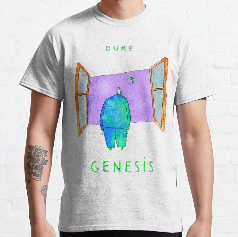 Promo Kaos Genesis Band T-Shirt Pria 
