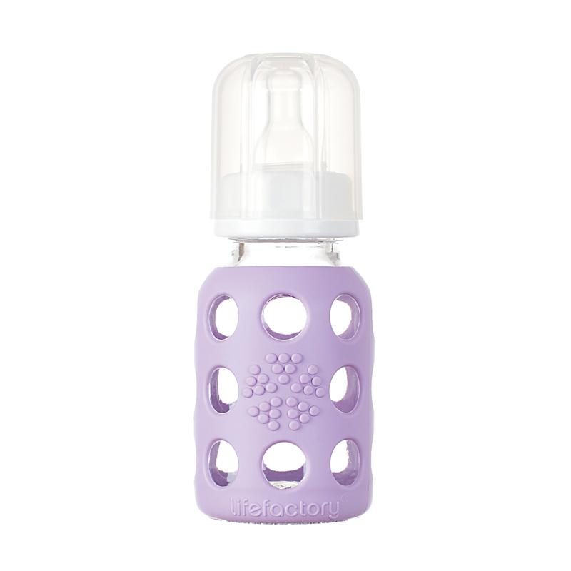 Jual Lifefactory 4oz Glass Baby Bottle With Silicone Sleeve Online Harga Kualitas Terjamin Blibli Com