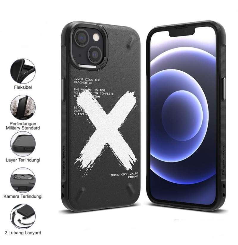Jual Ringke iPhone 13 Onyx Design X Softcase Anti Crack Slim Armor