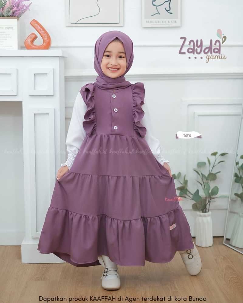 Promo Kaaffah Set Gamis Zayda - Taro L 