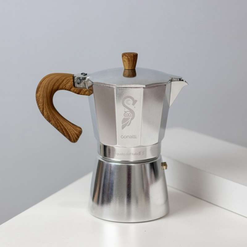 Promo 6 Cup Mokapot Aluminium Silver 