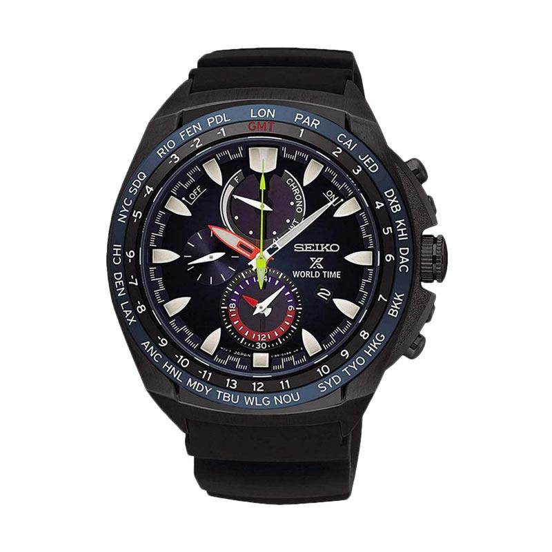 Jual Seiko Prospex Solar Chronograph World Time Sapphire Jam