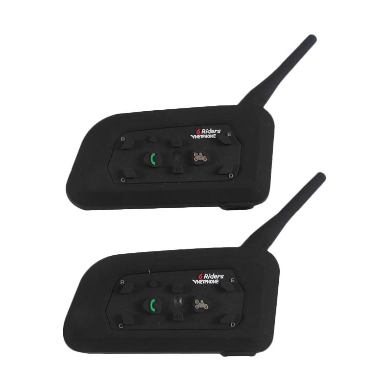Jual Vnetphone V6 1200m Bluetooth Intercom Headset Sepeda Motor 2 Pcs Online September 2020 Blibli Com