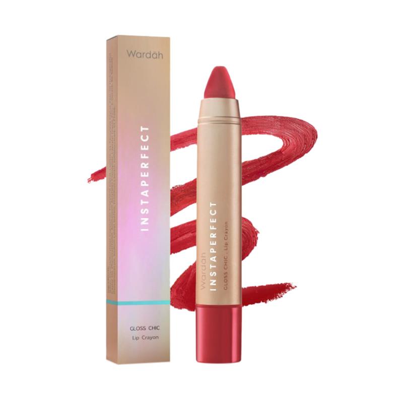 Wardah Instaperfect Gloss Chic Lip Crayon 03 Mind Terbaru Agustus 2021 Harga Murah Kualitas Terjamin Blibli Lipstik wardah instaperfect chic
