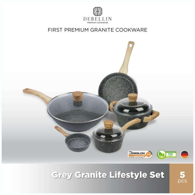 Promo Debellin Premium Cookware Set - Lifestyle Granite Package Kode 037 -  LIFESTYLE di Seller Sumber Setia Abadi - Kota Jakarta Pusat, DKI Jakarta |  Blibli
