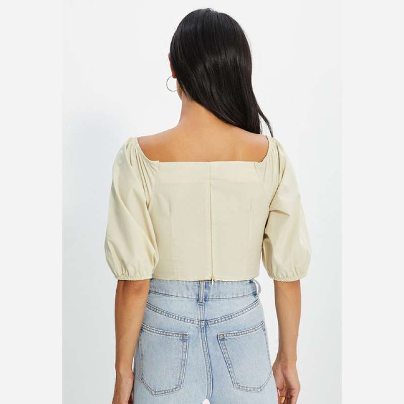 Jual Trendyol Puff Sleeve Blouse Wanita 