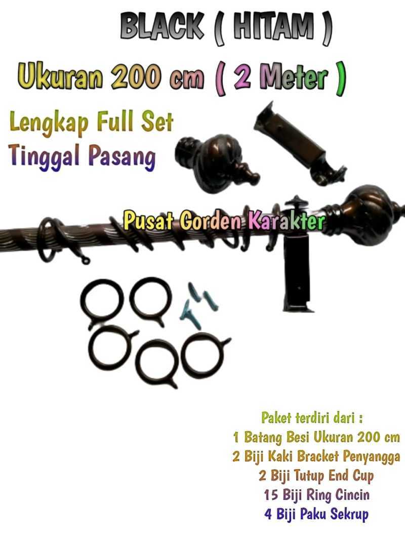 Promo Besi Gorden no brand Batang Gorden Hordeng Model Crystal