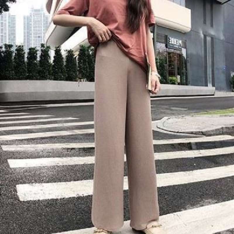 highwaist wide leg pants Straight 