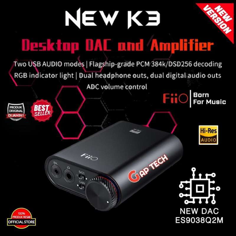 Jual FIIO K3 / K 3 Headphone Amplifier 