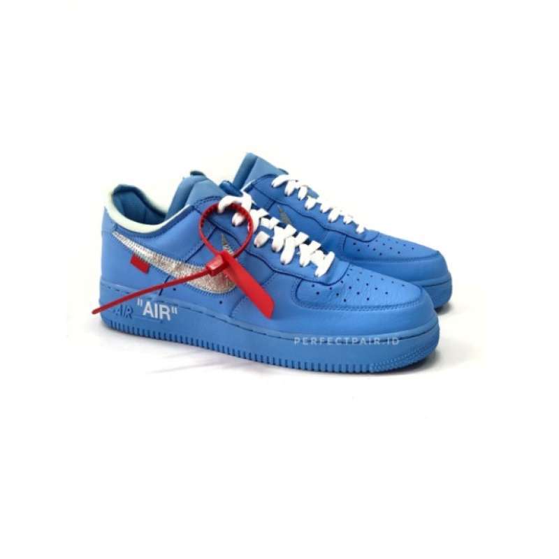 Jual Nike Air Force 1 Low Off-White MCA University Blue 100% Original BNIB  - 9 Blue di Seller PERFECTPAIR.ID - Kota Jakarta Barat, DKI Jakarta | Blibli