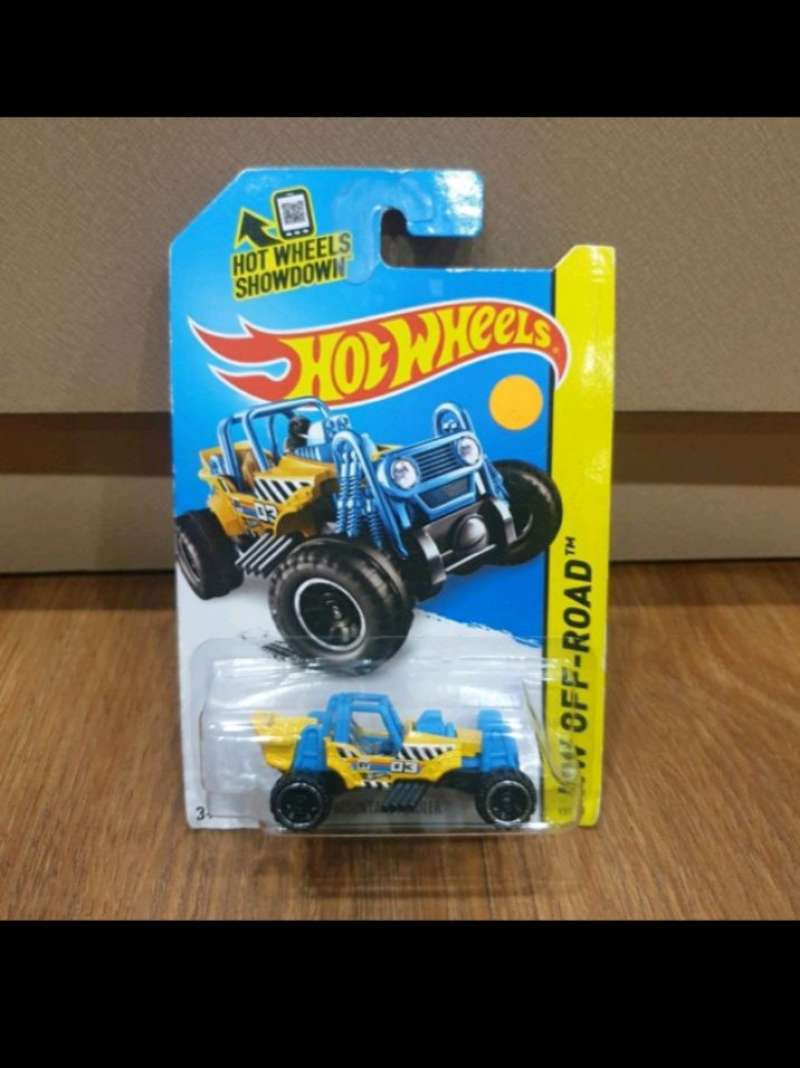 Jual Hot Wheels Mountain Mauler HW Off Road Yellow Blue di