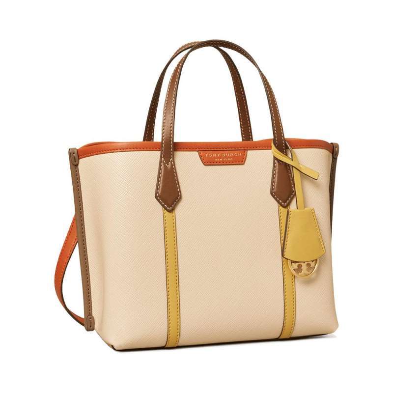 Jual Tory Burch Perry Color Block Small Triple Compartment Tote