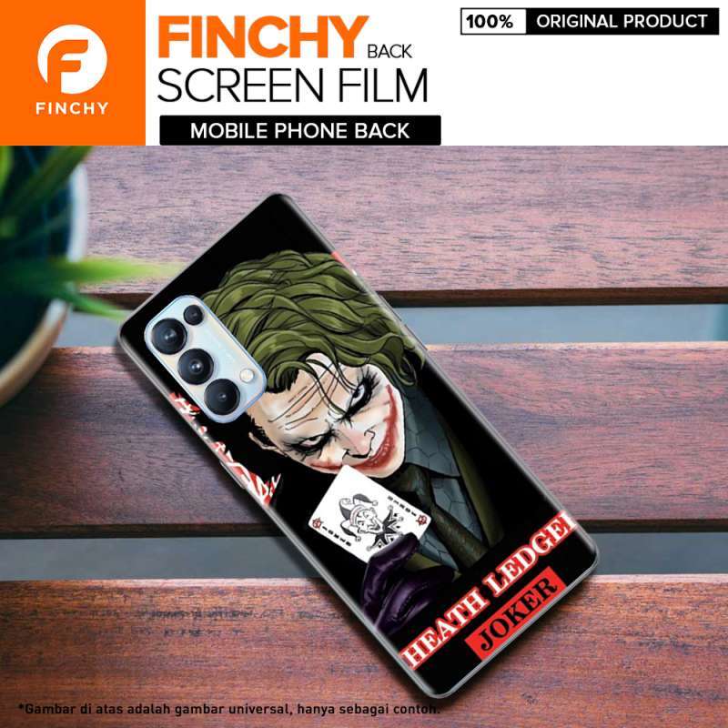 Finchy Custom 3D Character Back Film Premium Screen Protector Joker