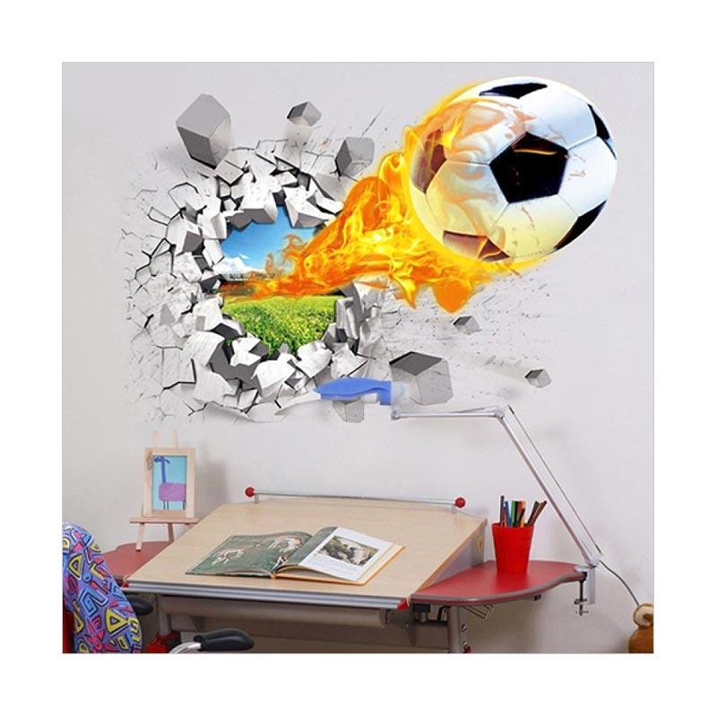 Jual Bluelans 3d Football Wall Stickers Removable Sticker Bedroom