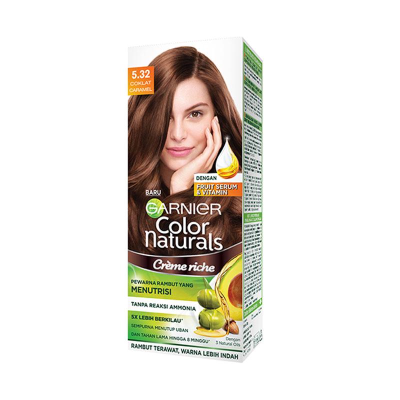 Jual Garnier Colour Natura Pewarna Rambut 5 32 Coklat Caramel Online Agustus 2020 Blibli Com