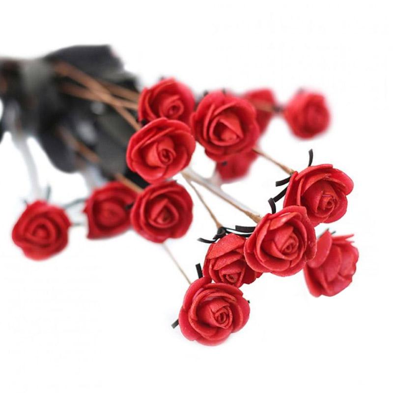 Jual Bluelans Fake Rose Artificial Flowers Home Room Wedding Party Shop Decoration 1 Bouquet Murah Maret 2020 Blibli Com