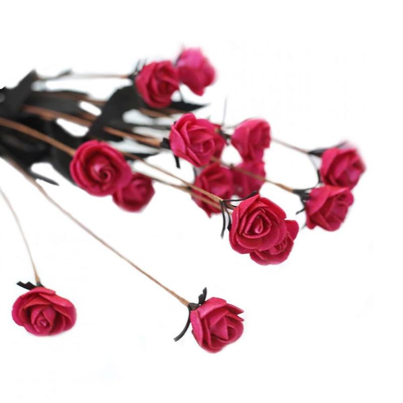 Jual Bluelans Fake Rose Artificial Flowers Home Room Wedding Party Shop Decoration 1 Bouquet Murah Maret 2020 Blibli Com