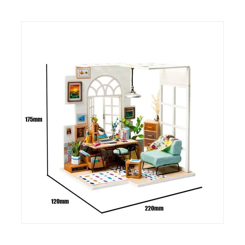 Jual Robotime Soho Time Dgm01 Diy Mini Dollhouse Building Model