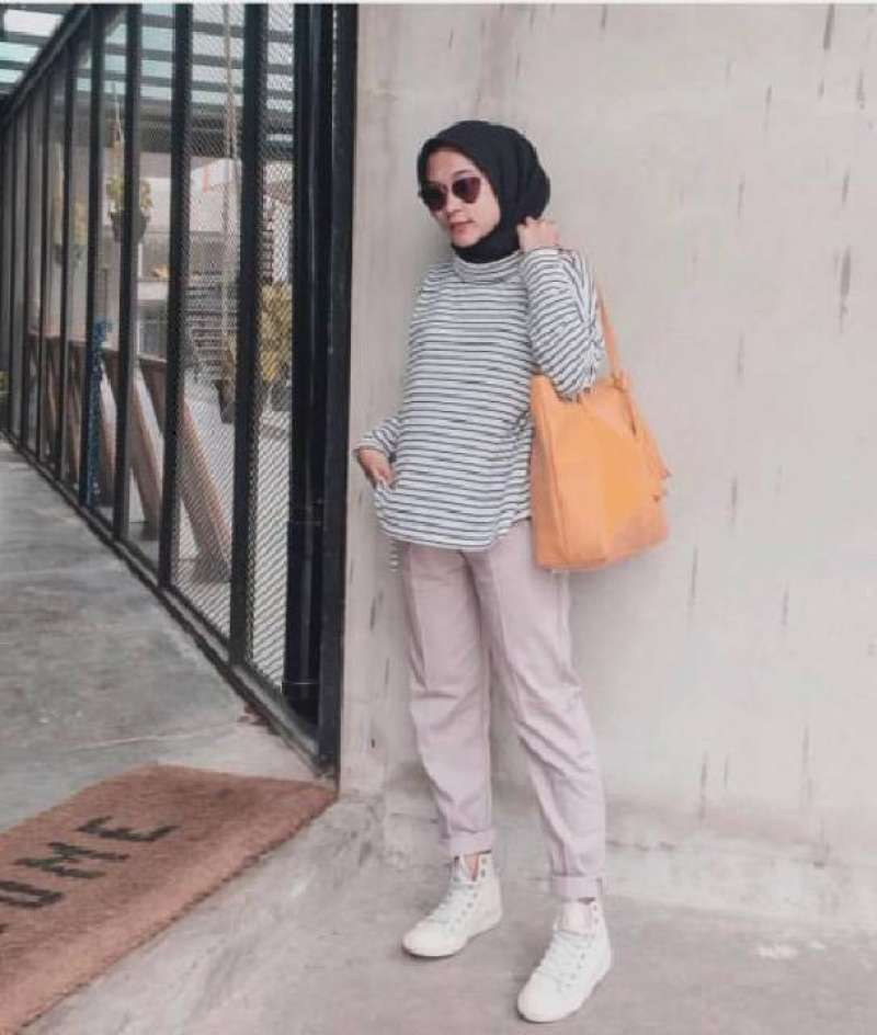 BAGGY PANTS Latte Beige Nude Maroon 