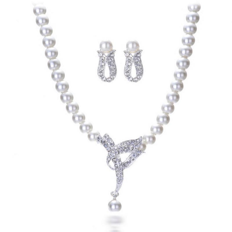 Promo Bluelans Women Fashion Faux Pearl 