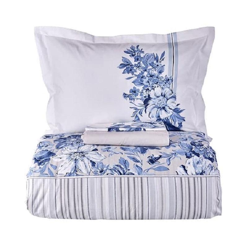 Jual Karaca Indonesia Home Melanie Indigo Ranforce Set Bed Cover 200 X 220 Cm Online Oktober 2020 Blibli Com