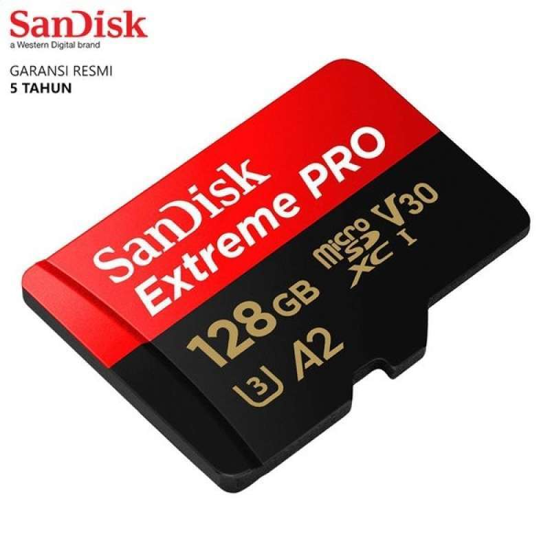 Micro SD Sandisk Extreme Pro A2 Class 10 170 Mbps 128GB