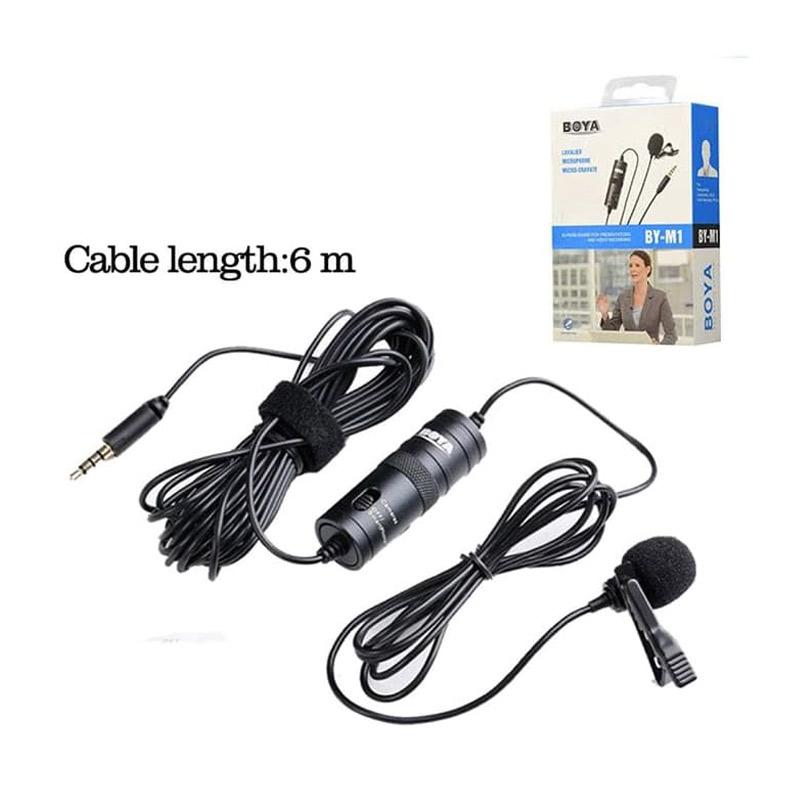 Jual Boya By M1 Clip On Lavalier Microphone For Dslr Digital Camera Mirrorless Smartphone Pc Online Agustus 2020 Blibli Com