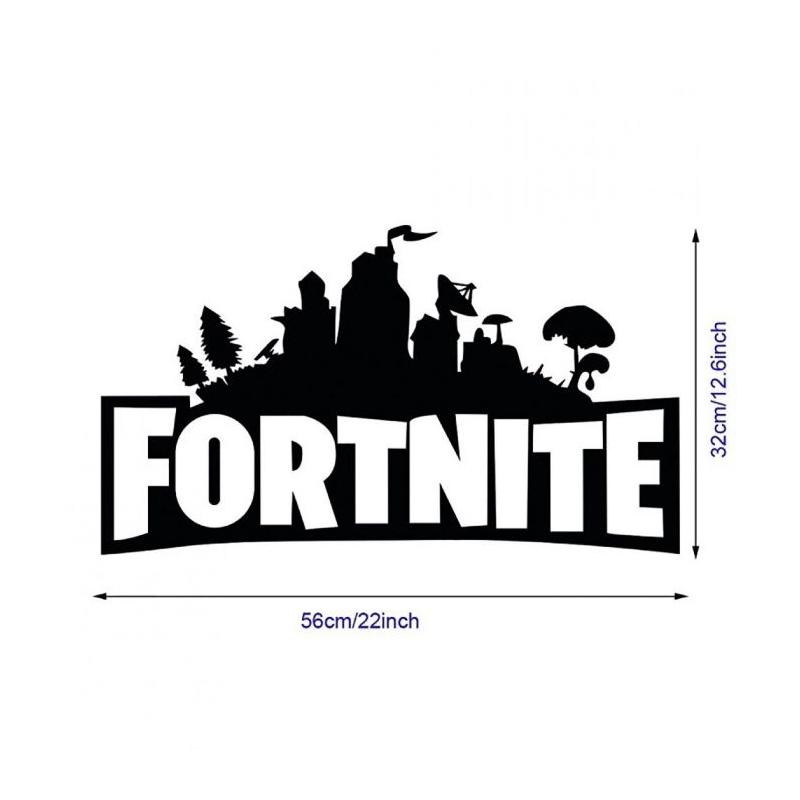 Jual Bluelans Fashion Fortnite Letter Removable Room Background Wall Sticker Home Decoration Online Agustus 2020 Blibli Com