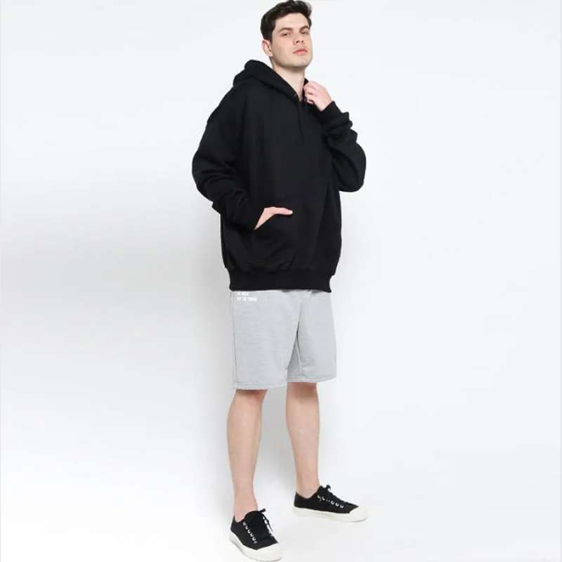 Jual Sweater Hoodie Pria Oversize Hitam Polos Hoodie Polos Unisex Big Size  M L XL XXL XXXL XXXXL XXXXXL Jaket Pria Ukuran Jumbo Black Solid di Seller  Rumah Jumbo - Beru, Kab.